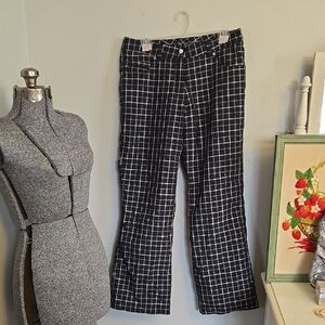 Fera Ladies Black Checkered Snow Pants